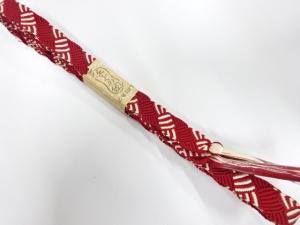 未使用品　正絹　手組帯締め